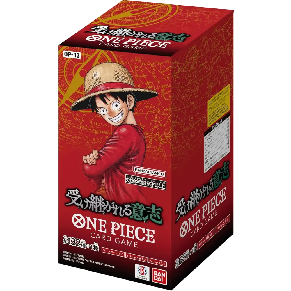 One Piece Card Game Carrying On His Will Booster Box OP-13 Japanese