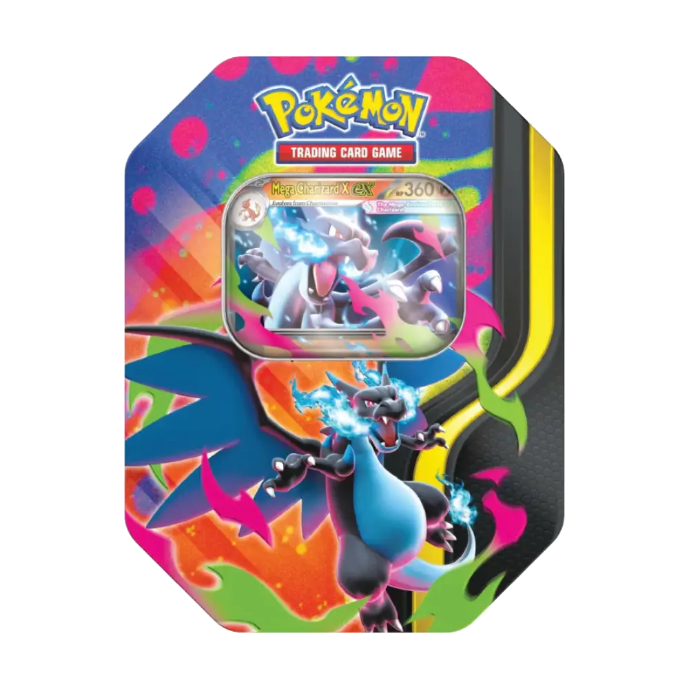 Pokemon Mega Charizard X - ex Tin