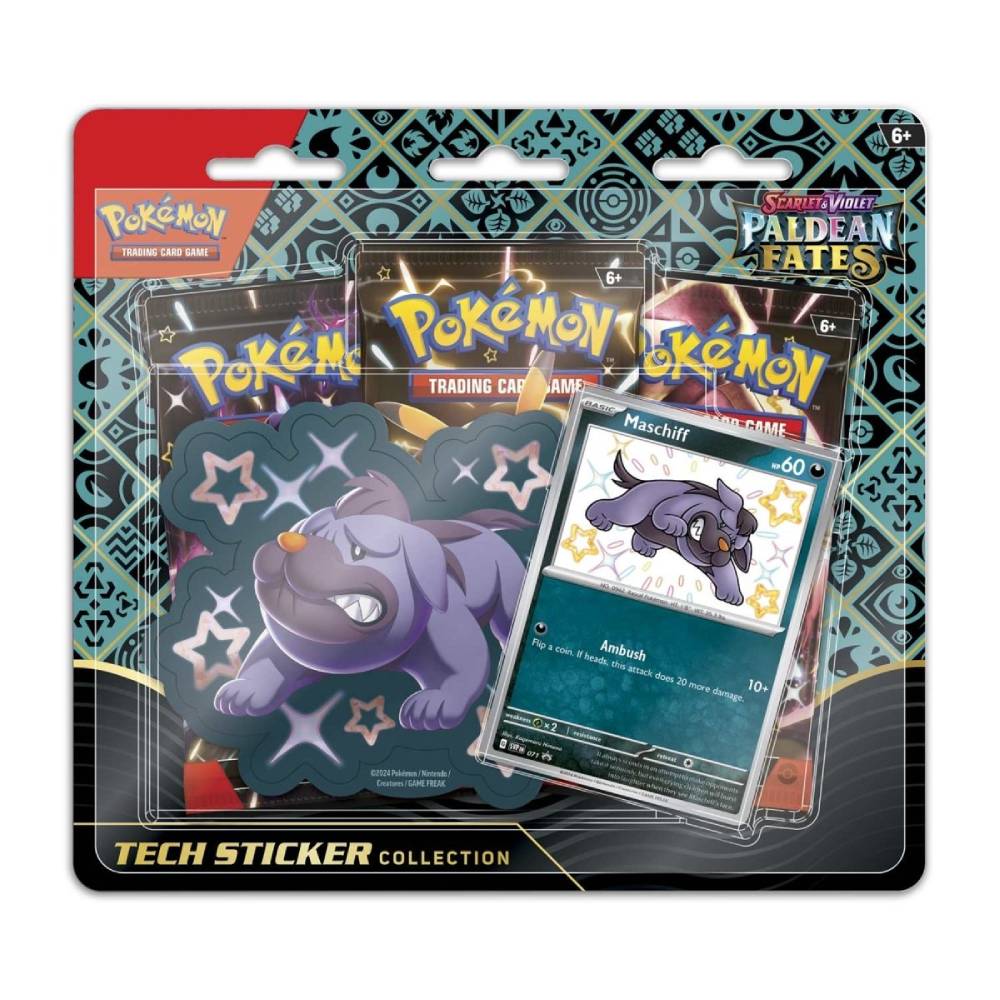 Pokemon Paldean Fates Tech Sticker Collection (Assorted)