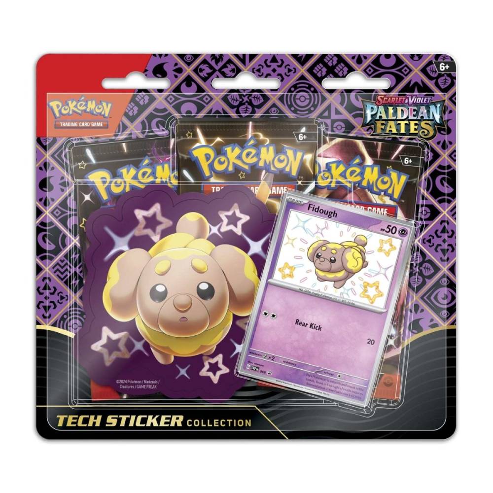 Pokemon Paldean Fates Tech Sticker Collection (Assorted)