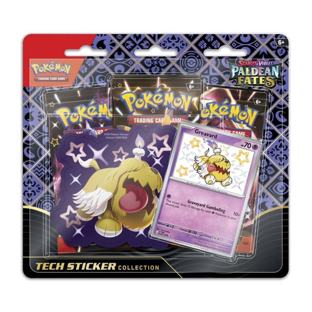 Pokemon Paldean Fates Tech Sticker Collection (Assorted)