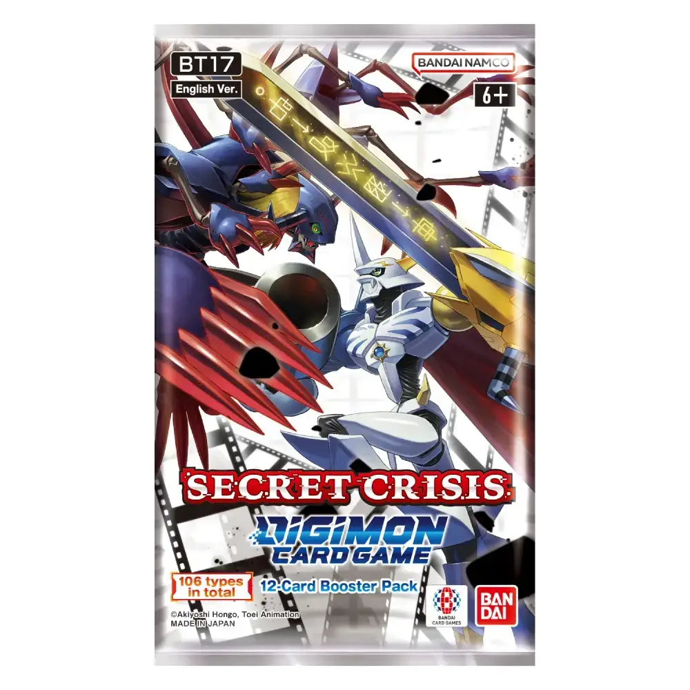 Digimon Card Game Secret Crisis Booster Pack BT17