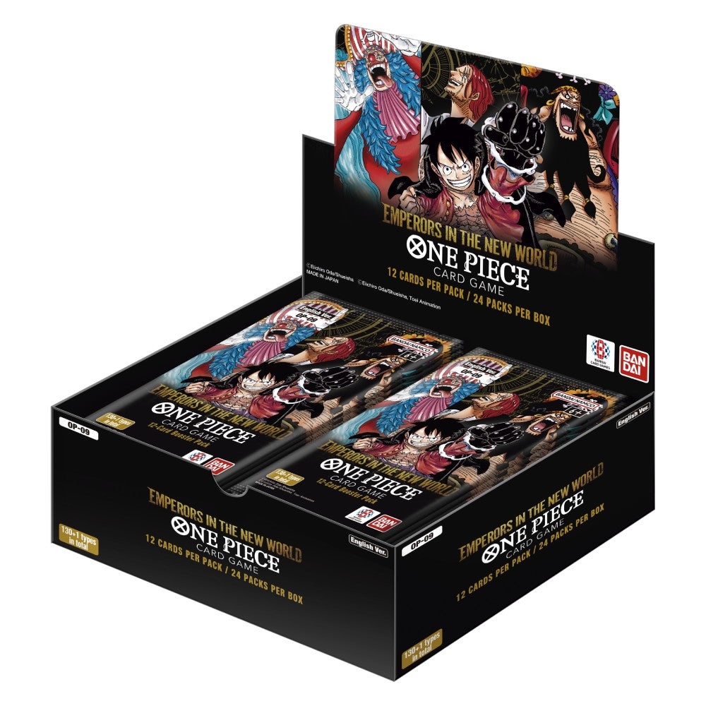 One Piece Card Game Emperors in the New World Booster Box Display OP-09