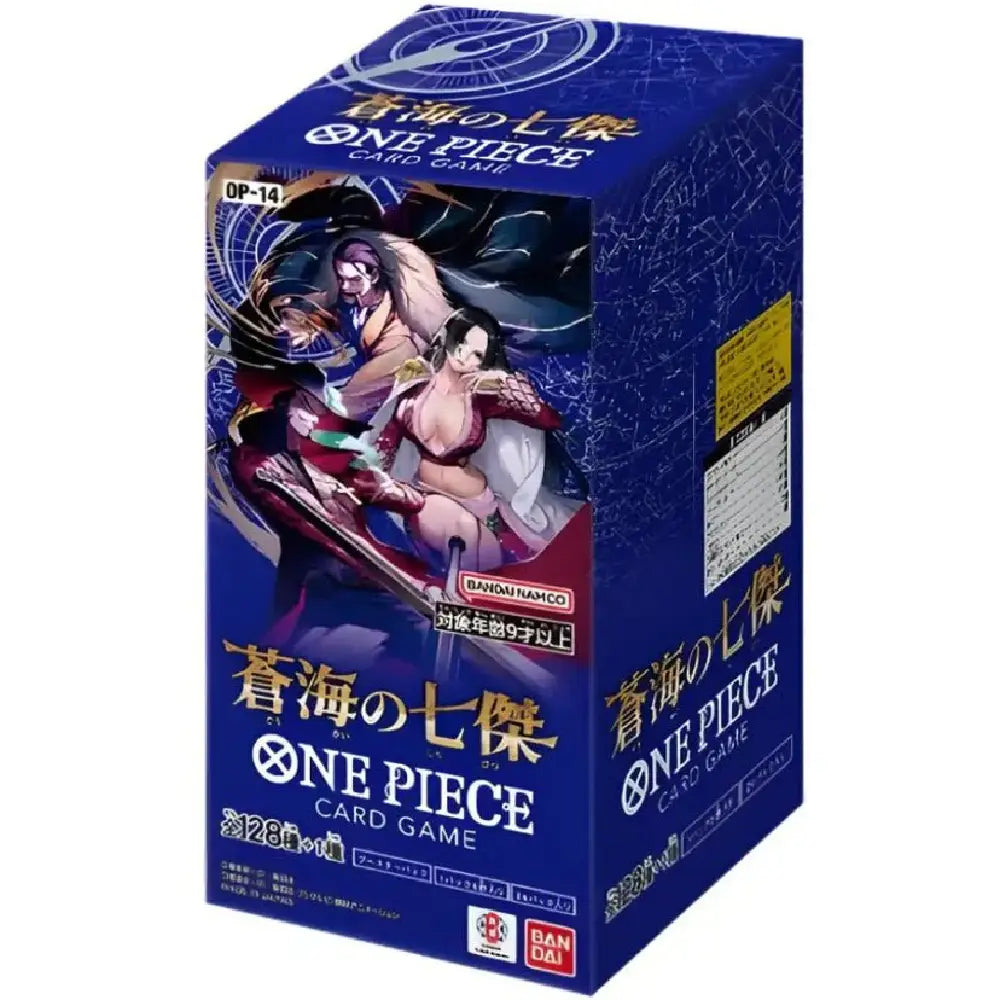 One Piece Card Game The Azure Sea's Seven Booster Box OP-14 Japanese - Restock Preorder (Est. Ships 25 March)