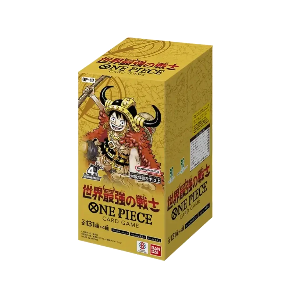 One Piece Card Game The World's Strongest Warriors Booster Box OP-17 Japanese [INCOMING STOCK – SHIPPING 22 OCT]