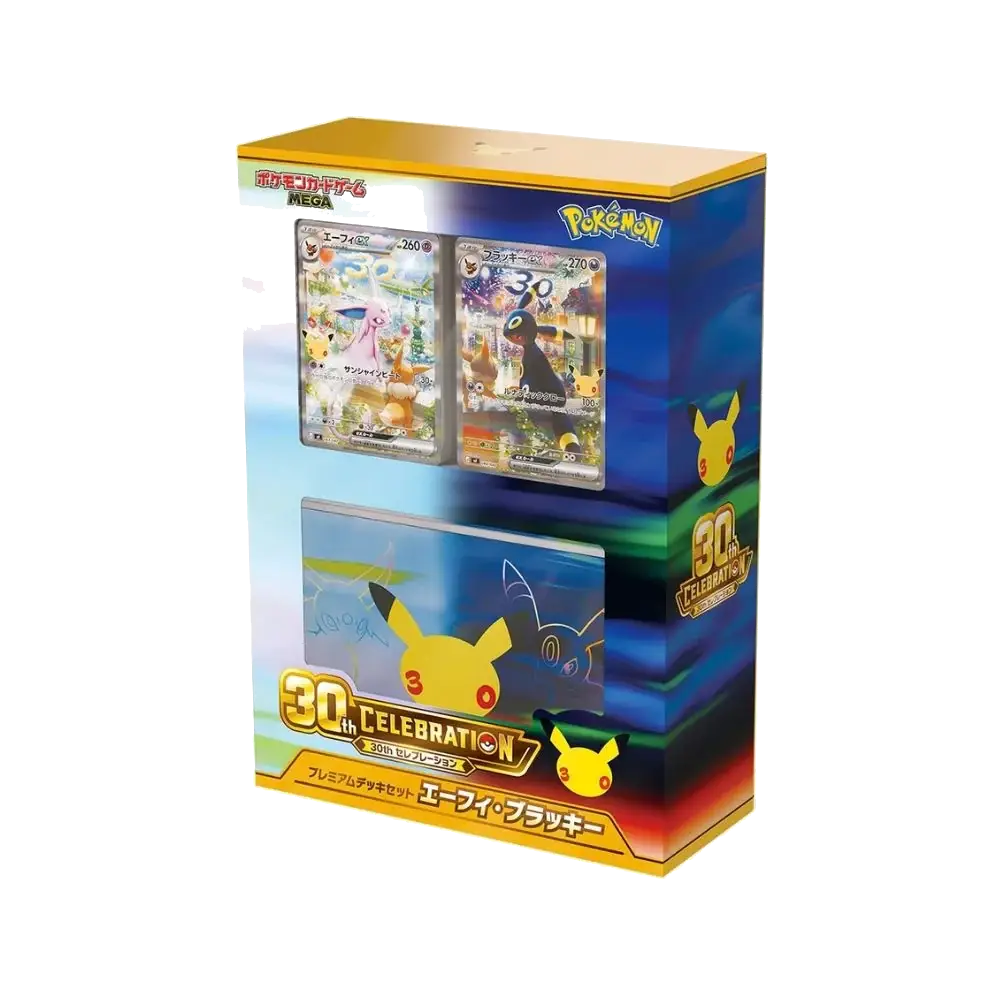 Pokemon 30th Celebration Premium Deck Set Espeon & Umbreon ex Japanese [INCOMING STOCK – SHIPPING 22 OCT]