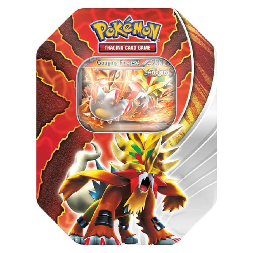 Pokemon Gouging Fire ex Paradox Destinies Tin