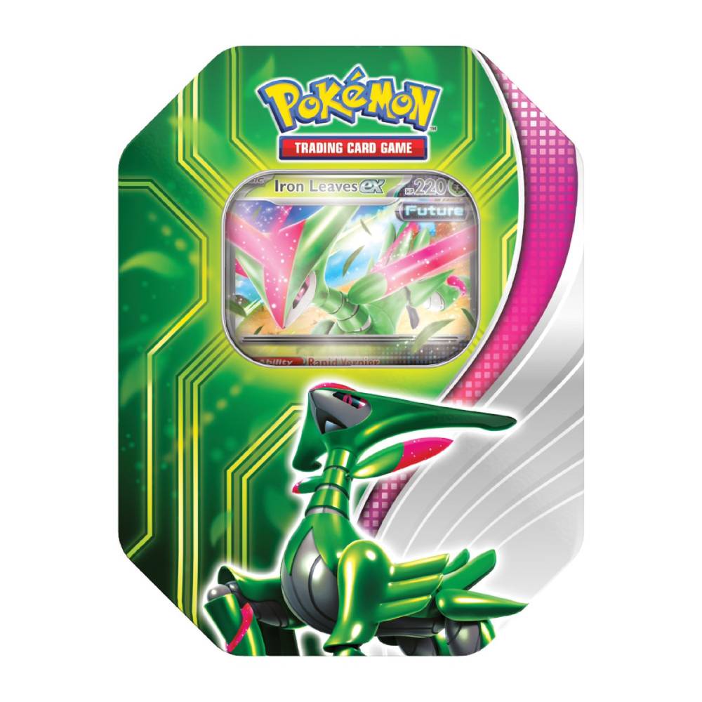 Pokemon Iron Leaves ex Paradox Clash Tin
