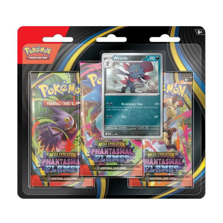 Pokemon Phantasmal Flames 3 Pack Blister - Assorted