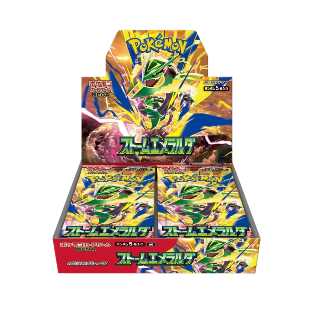 Pokemon Storm Emeralda Booster Box M6 Japanese [Incoming Stock – Expected Shipping 28 August]