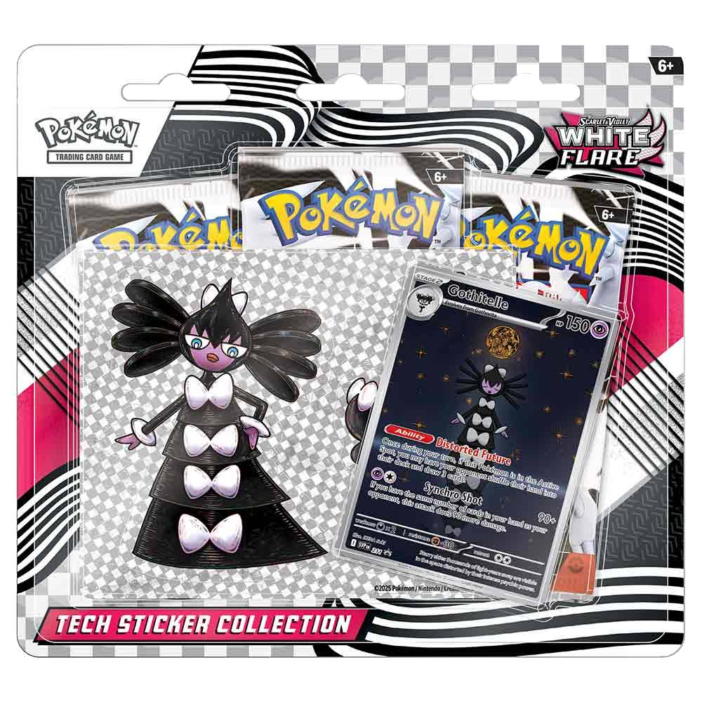 Pokemon White Flare Tech Sticker Collection