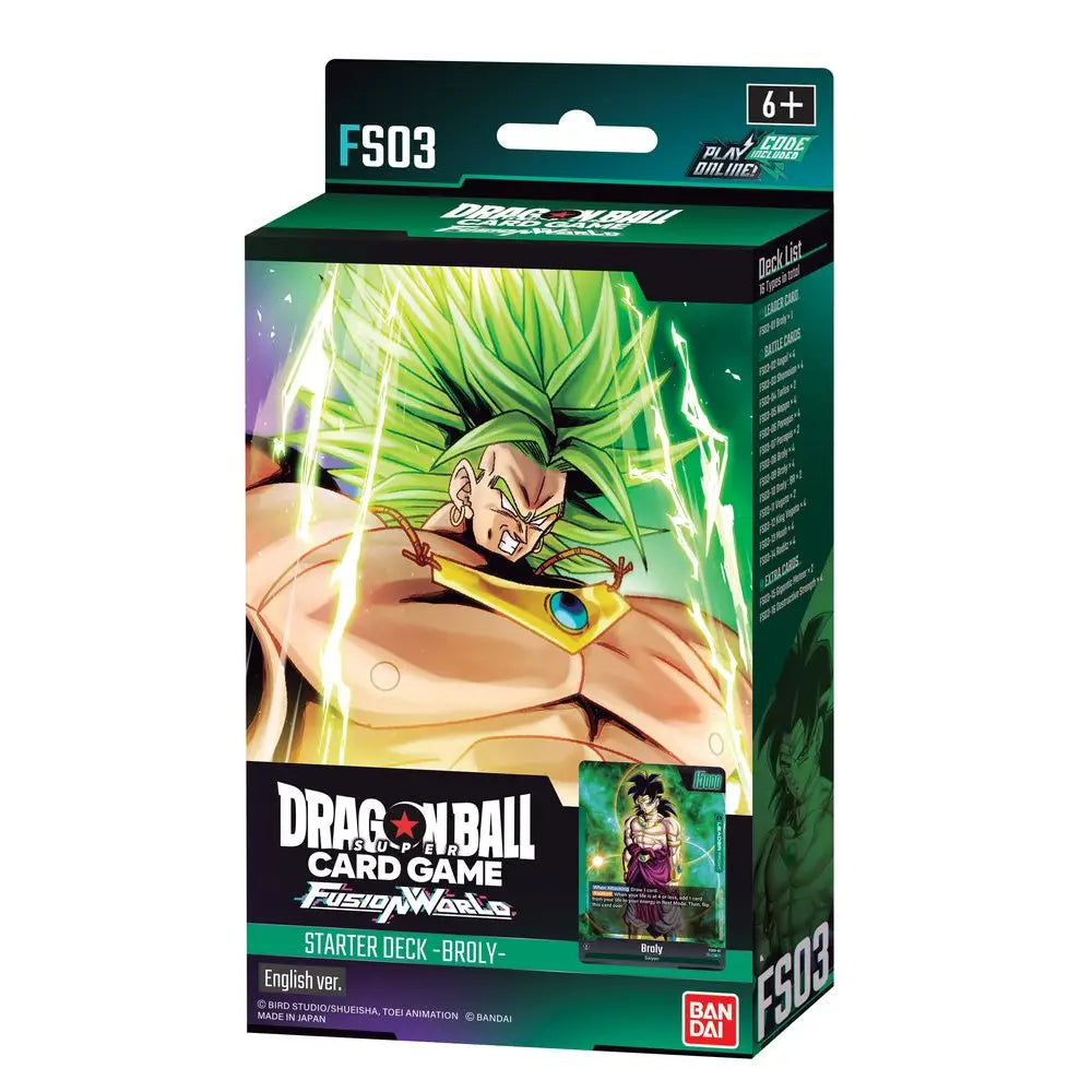 Dragon Ball Super Fusion World Starter Deck [FS03] - Broly – MythicDeck TCG